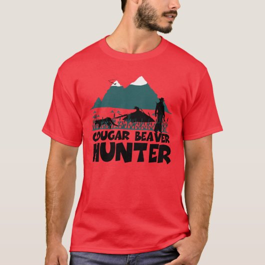おもしろいなクーガー Tシャツ (正面)