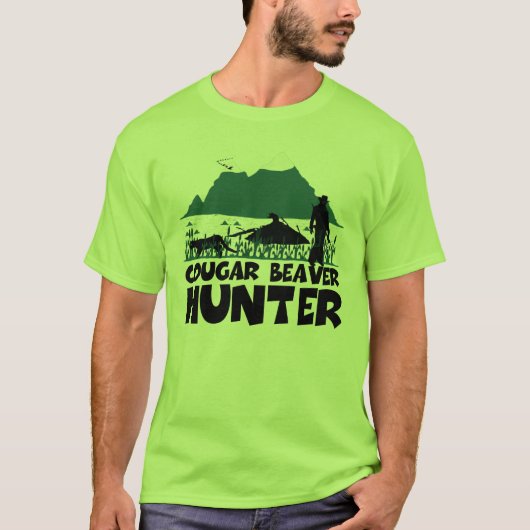 おもしろいなクーガー Tシャツ (正面)