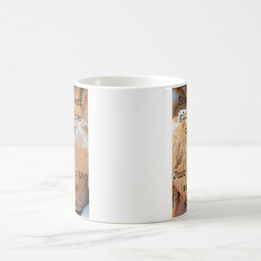 おもしろいなグルテンは放します コーヒーマグカップ (中央)