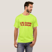 おもしろいなケニアの連続したティー Tシャツ (正面フル)