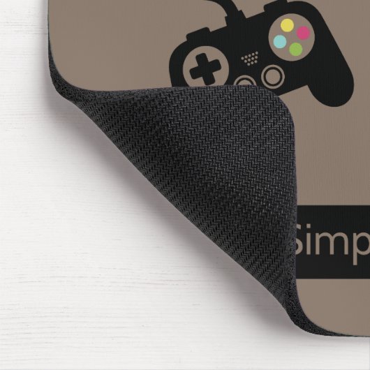 おもしろいなゲーマーは決して引用文をやめません マウスパッド (コーナー)