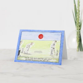 おもしろいなコオロギのバースデー・カード カード