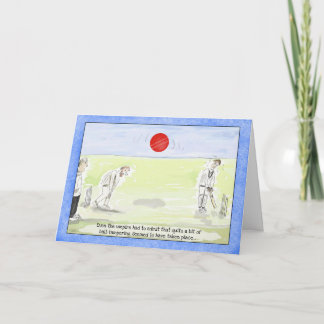 おもしろいなコオロギのバースデー・カード カード