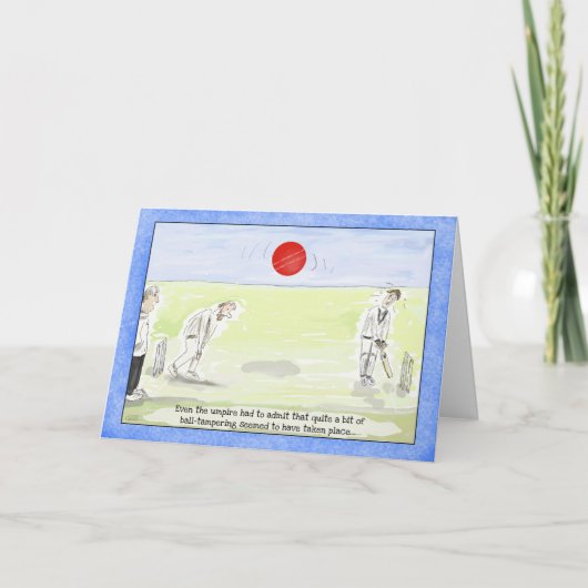 おもしろいなコオロギのバースデー・カード カード (正面)