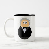 おもしろいなコンダクター ツートーンマグカップ (左)