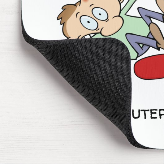 おもしろいなコンピュータは私を漫画憎みます マウスパッド (コーナー)