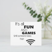 おもしろいなコンピュータ/インターネットの引用文 ポストカード (スタンド正面)