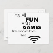 おもしろいなコンピュータ/インターネットの引用文 ポストカード (正面/裏面)