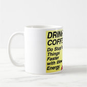 おもしろいなコーヒーのマグ、ヴィンテージ コーヒーマグカップ (左)