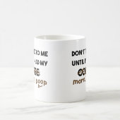 おもしろいなコーヒーウンチのマグ コーヒーマグカップ (中央)