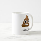 おもしろいなコーヒーウンチジュース コーヒーマグカップ (正面右)