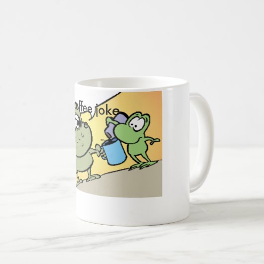 おもしろいなコーヒー冗談の漫画のマグ コーヒーマグカップ (正面右)