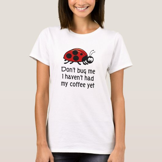 おもしろいなコーヒー恋人のTシャツ Tシャツ (正面)