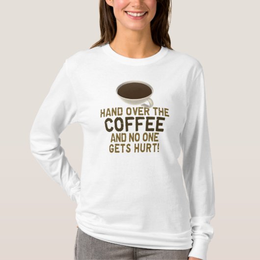 おもしろいなコーヒー恋人 Tシャツ (正面)