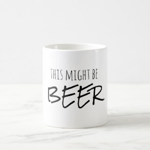 おもしろいなコーヒー・マグは、これビールのジョッキであるかもしれま コーヒーマグカップ