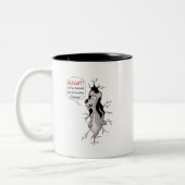 おもしろいなコーヒー・マグ: だれが私のチーズを動かしましたか。 ツートーンマグカップ (左)