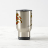 おもしろいなコーヒー・マグ: ストレスが始まるようにして下さい(猫) トラベルマグ (中央)