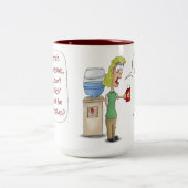 おもしろいなコーヒー・マグ: 仕事がとても素晴らしければ ツートーンマグカップ (中央)