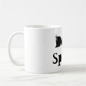 おもしろいなコーヒー・マグ: 引用文を話さないで下さい コーヒーマグカップ (左)