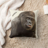 おもしろいなゴリラのカスタムの装飾用クッション クッション (ブランケット)