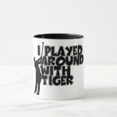 おもしろいなゴルフをすること マグカップ (中央)