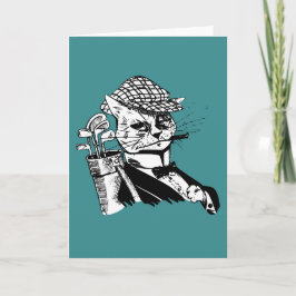 おもしろいなゴルフをする猫 シーズンカード