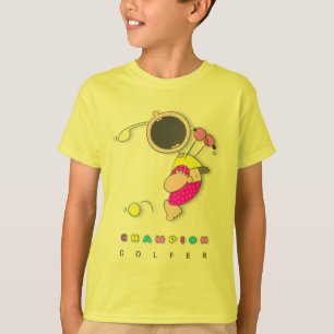 おもしろいなゴルファーのワイシャツ Tシャツ