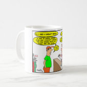 おもしろいなゴルフマグ コーヒーマグカップ (正面左)