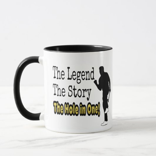 おもしろいなゴルフ伝説物語1つの穴 マグカップ (左)