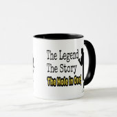 おもしろいなゴルフ伝説物語1つの穴 マグカップ (正面右)