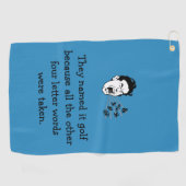 おもしろいなゴルフ引用文 ゴルフタオル (横)