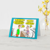 おもしろいなゴルフ挨拶状 カード (黄色い花)