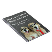 おもしろいなゴールデン・リトリーバーの数学の冗談 ノートブック (右側)