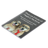 おもしろいなゴールデン・リトリーバーの数学の冗談 ノートブック (左側)