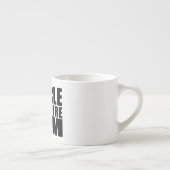 おもしろいなサイクリストの引用文の冗談: 従って私は私を循環させます エスプレッソカップ (右)