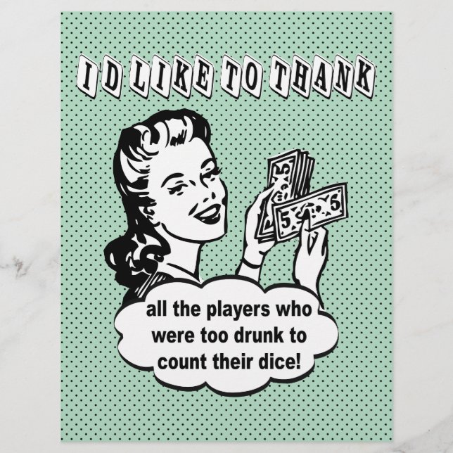 おもしろいなサイコロ-私は感謝していすことを望みます (正面)