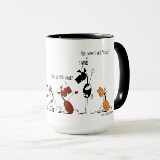 おもしろいなサイモンは漫画を言います マグカップ (正面右)