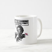 おもしろいなサッチャーフォークランド コーヒーマグカップ (正面右)