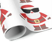 おもしろいなサンタのクリスマスのテーマ ラッピングペーパー (ロールコーナー)