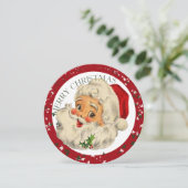 おもしろいなサンタの~のクリスマスの招待状カード 招待状 (スタンド正面)