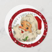 おもしろいなサンタの~のクリスマスの招待状カード 招待状 (正面/裏面)