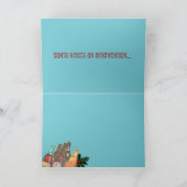 おもしろいなサンタは介在のヴィンテージX-masを必要とします シーズンカード (内部)