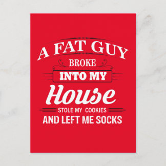 おもしろいなサンタクロースのクリスマスの発言 シーズンポストカード