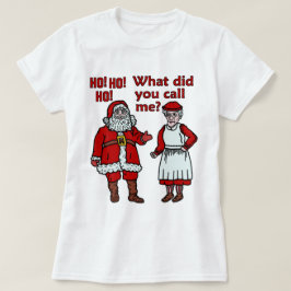 おもしろいなサンタクロース及び夫人Christmas Tシャツ