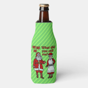 おもしろいなサンタクロース及び夫人Chrstmas Holiday Joke ボトルクーラー