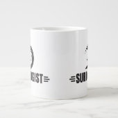 おもしろいなサーフィン ジャンボコーヒーマグカップ (正面)