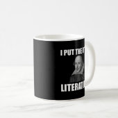 おもしろいなシェークスピアの文献ファン コーヒーマグカップ (正面右)