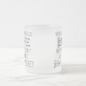 おもしろいなシェークスピアの読書引用文 フロストグラスマグカップ (中央)