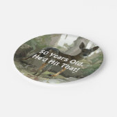 おもしろいなシカの狩りのユーモアのプレート ペーパープレート (アングル)