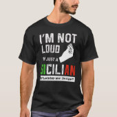 おもしろいなシシリアのギフト Tシャツ (正面)